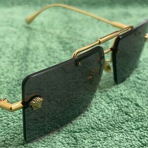 Versace Sunglasses VE2245 10028H 60mm Gold / Violet Gradient Lens